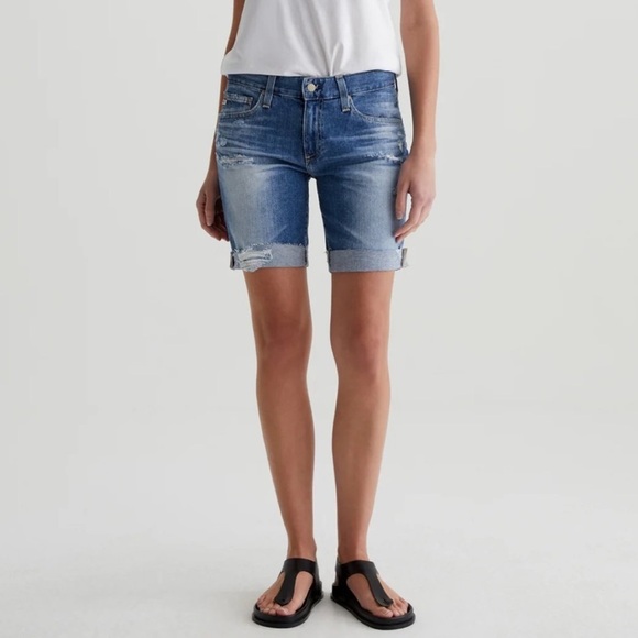 Adriano Goldschmied AG Nikki Relaxed Skinny Shorts Womens 26 - Picture 1 of 7